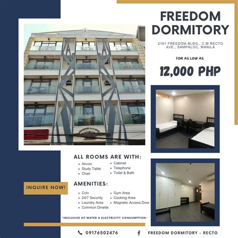 Freedom Dormitory .